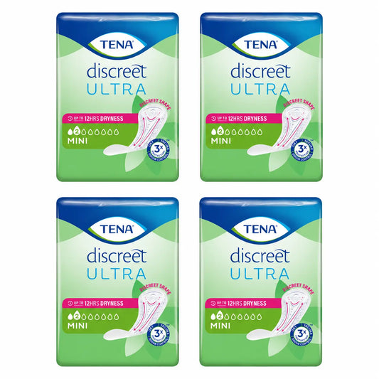TENA Pack Discreet Mini, 4 X 20 Unidades