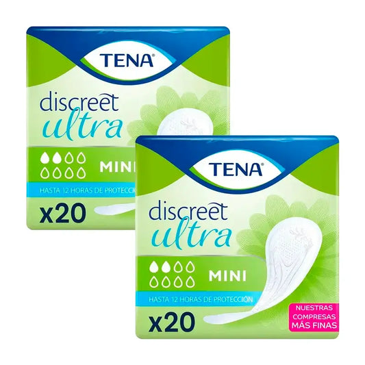 Tena Pack Lady Mini, 2 X 20 Unidades