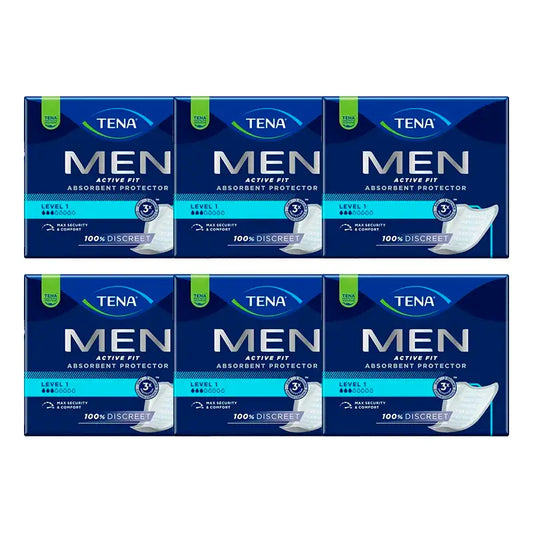 TENA Pack Men Level 1, 6 X 24 Unidades
