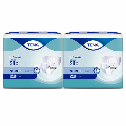 Tena Pañal Proskin Slip Elástico Grande Noche , 80 Unidades , pack 2