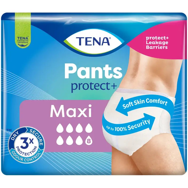 Tena Pants Maxi Talla M, 10 Unidades