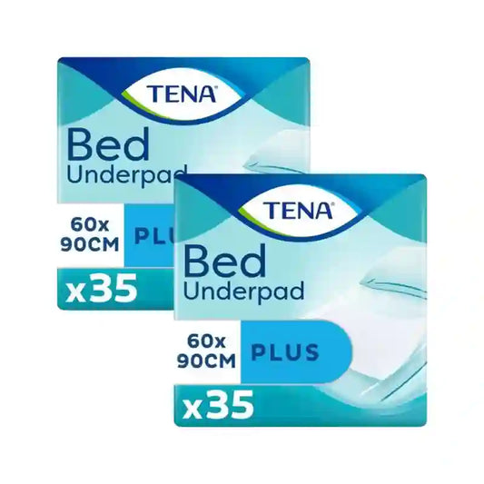 Tena Protector De Cama Bed Plus 60 X 90, 2X35 Unidades
