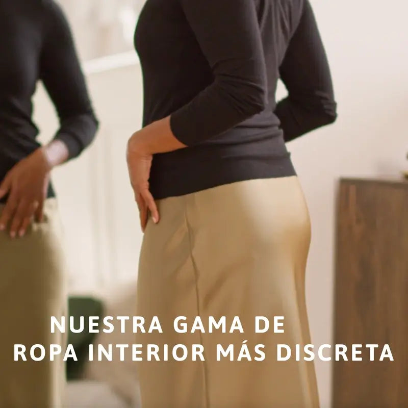 Tena Silhouette Blanco Cintura Baja Talla M, 12 Unidades