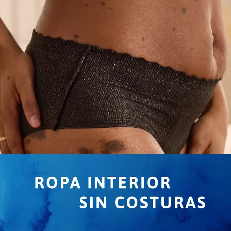 Tena Silhouette Negro Cintura Baja Mediano , 12 unidades