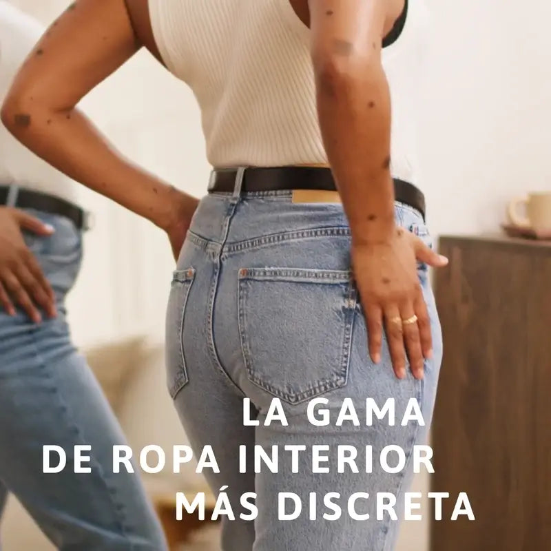 Tena Silhouette Negro Cintura Baja Mediano , 12 unidades
