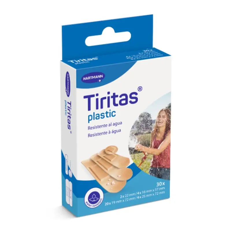 Tiritas Plastic Aposito Adhesivo, 30 Unidades