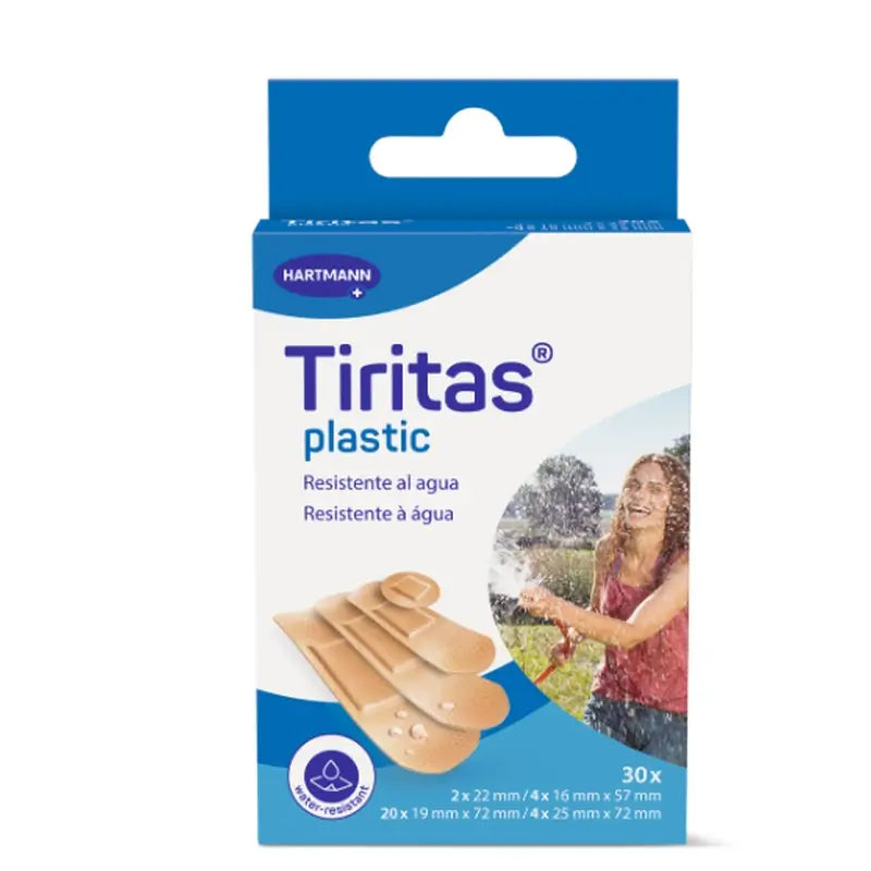 Tiritas Plastic Aposito Adhesivo, 30 Unidades