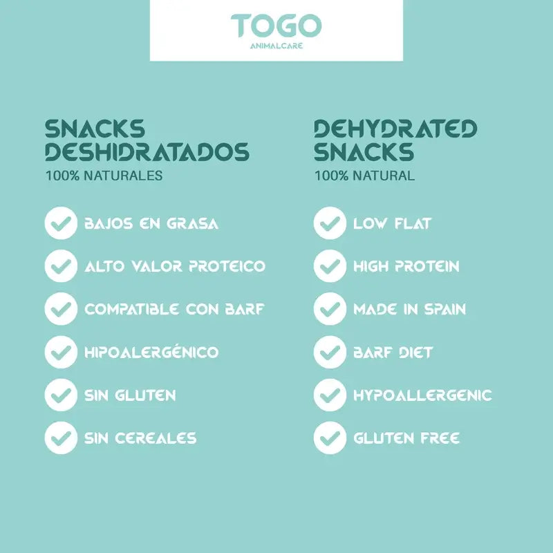 Togo Medallon De Cerdo Snacks, 60 gr