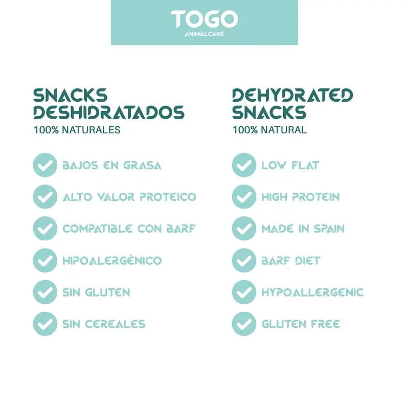 Togo Medallon De Cerdo Snacks, 60 gr