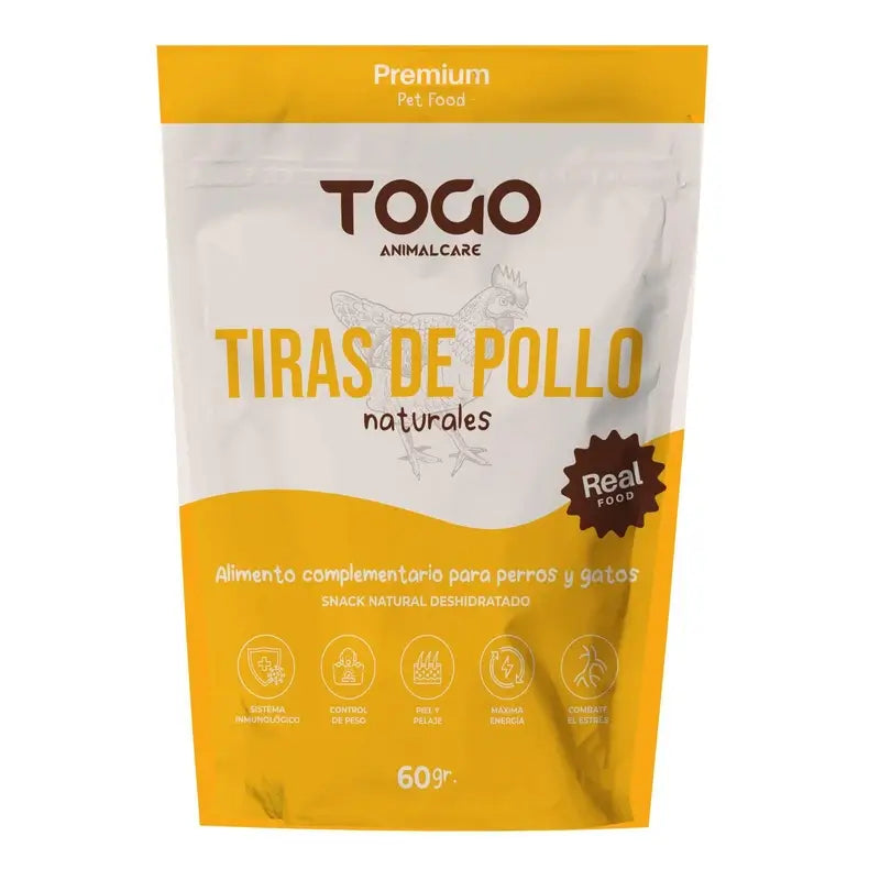 Togo Snack Natural Tiras De Pollo, 1 unidad