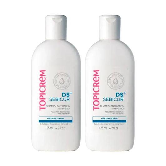 Topicrem Ds+ Sebicur Champu Anticaspa Intensivo, Pack 2 x 125 Ml