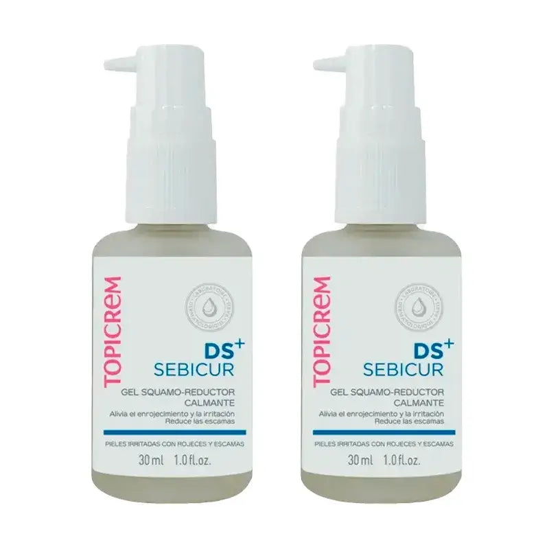 Topicrem DS+ Sebicur Gel Squamo-reductor Calmante, Pack 2 x 30 ml