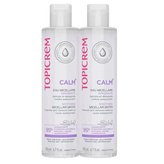 Topicrem Pack Dúo Calm+ Agua Micelar 200 Ml 2ª Ud 50 %