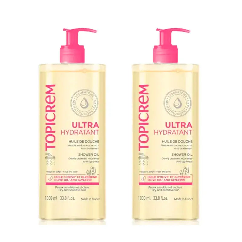 Topicrem Uh Aceite De Ducha , Pack 2 x 1000 ml