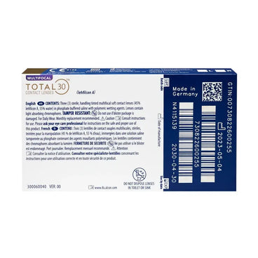 Total30 Lentillas Multifocales Mensuales , 3 unidades