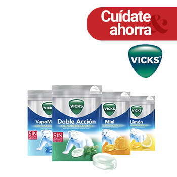REBAJAS - VICKS CARAMELOS 15% DTO. (4 JULIO)