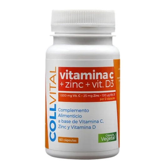 Triconatura Vit C +Zinc+Vit D3 60 Cápsulas Collvital