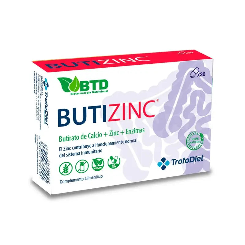 Trofodiet Butizinc 30 Cápsulas