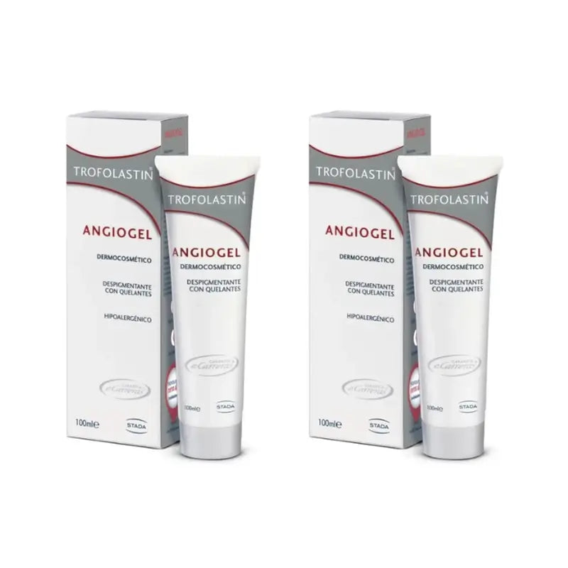 Trofolastin Angiogel Crema Despigmentante, 2x100 ml