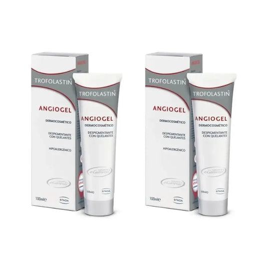 Trofolastin Angiogel Crema Despigmentante, 2x100 ml