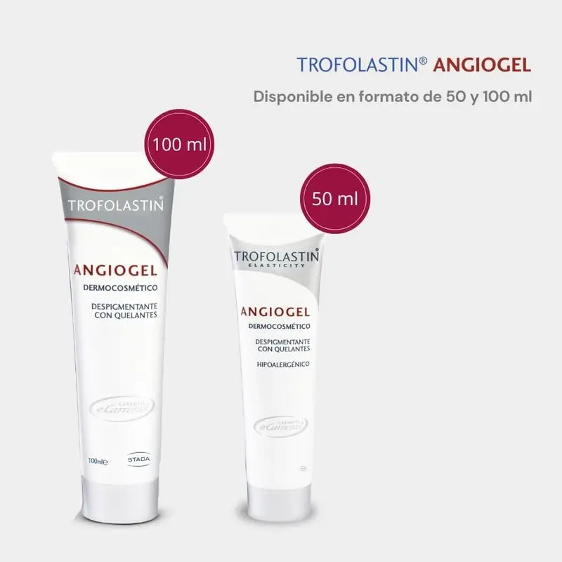 Trofolastin Angiogel Crema Despigmentante, 2x100 ml