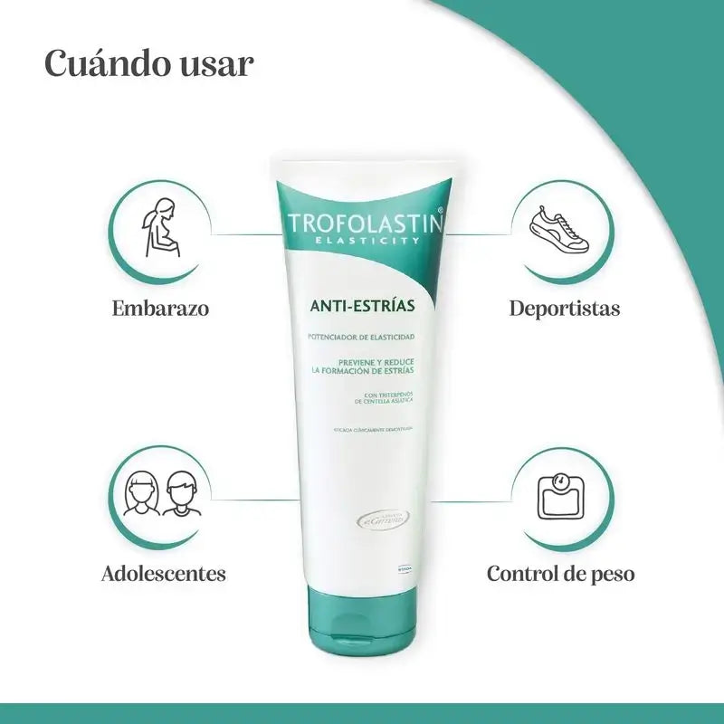 Trofolastin Crema Antiestrías Pack , 3 x 100 ml