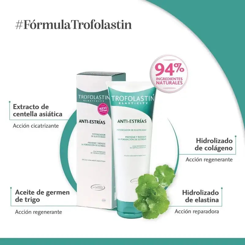 Trofolastin Crema Antiestrías Pack , 3 x 100 ml