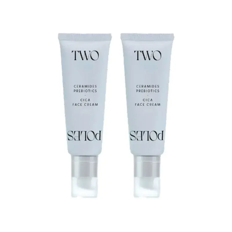 Two Poles Cica Face Cream , Pack 2 x 50 ml