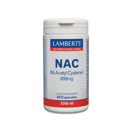 Lamberts Nac (N-Acetil Cisteina) 600Mg, 60 Tabs