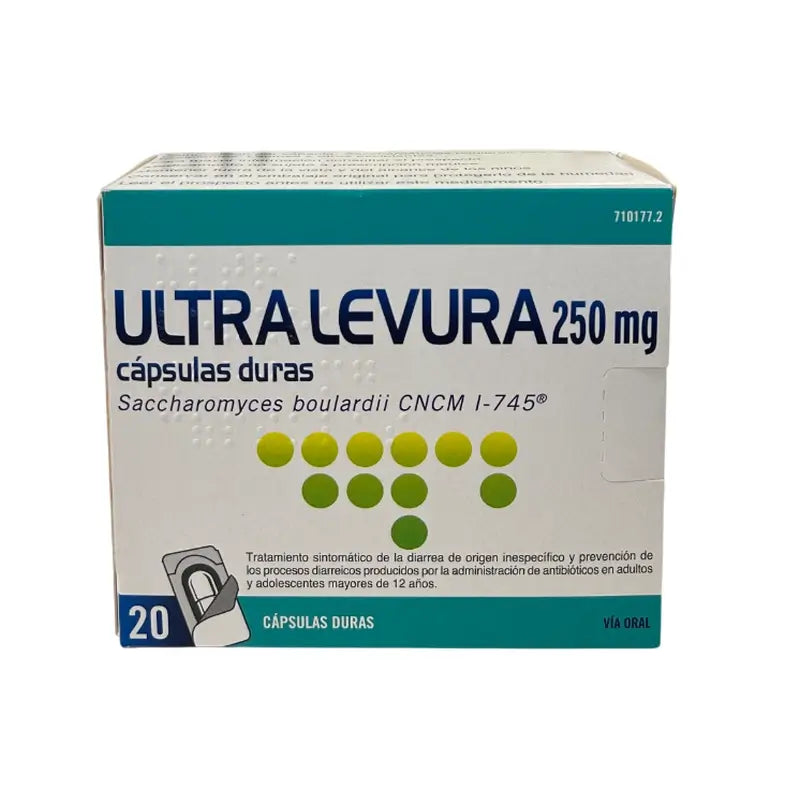 Ultra Levura 250 mg, 20 Cápsulas
