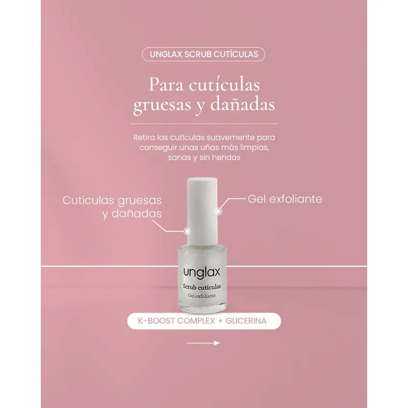 Unglax Scrub Cutículas, 10 ml