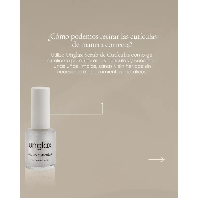 Unglax Scrub Cutículas, 10 ml