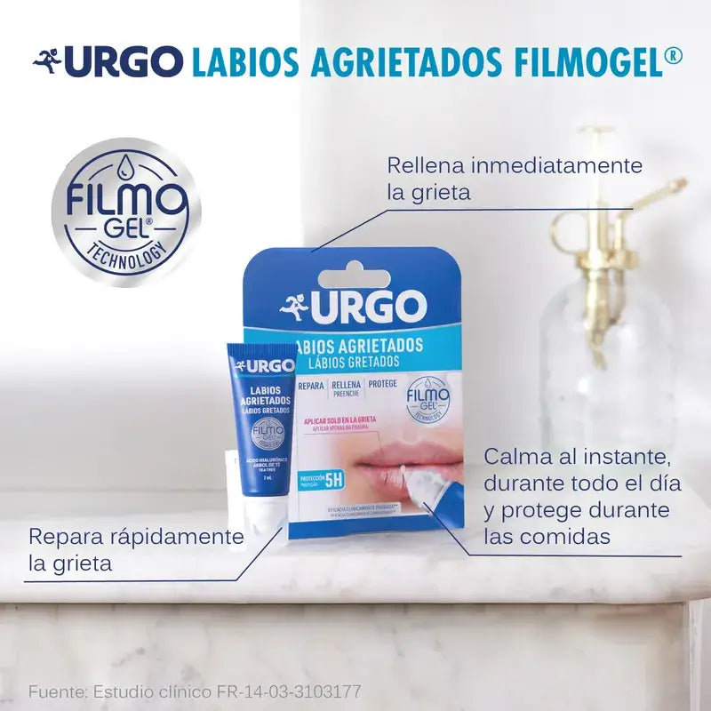 Urgo Labios Agrietados Filmogel, 7 Ml
