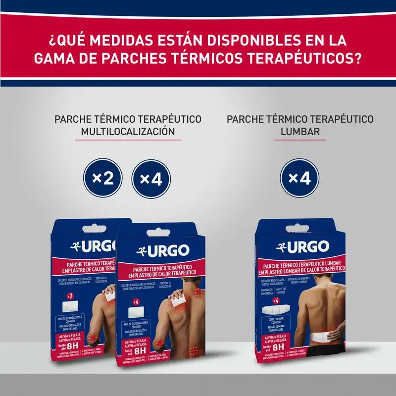 Urgo Parche Térmico Terapéutico , 2 unidades
