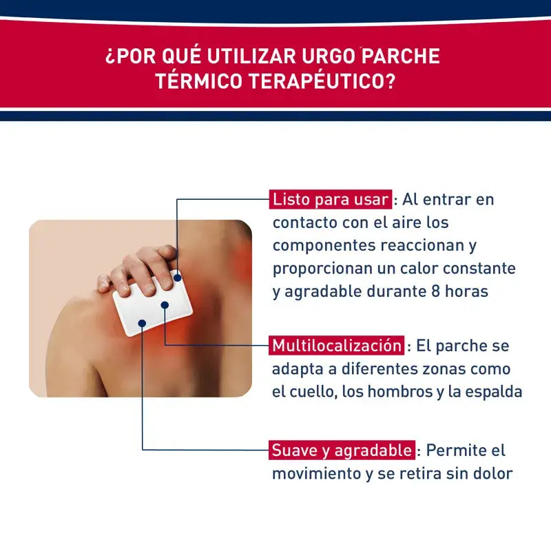 Urgo Parche Térmico Terapéutico , 4 unidades