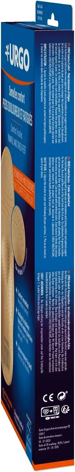 Urgo Plantilla Confort Para Pies Cansados Y Doloridos, Talla 42-44
