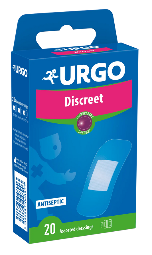 Urgo Primeros Auxilios Discreet - 20 Apósitos, 20 unidades