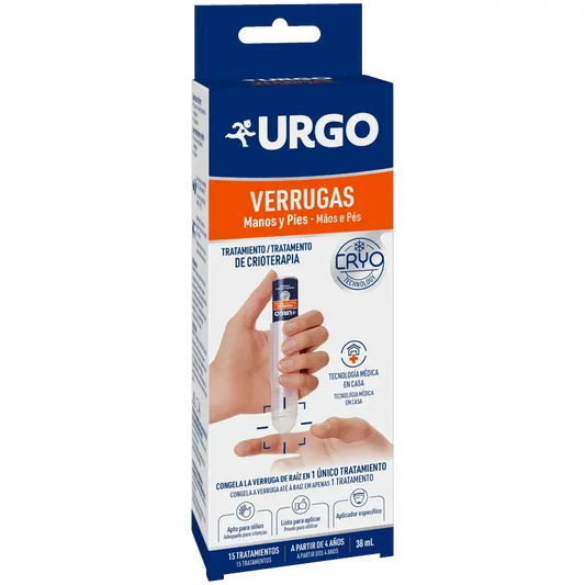 Urgo - Verrugas Crioterapia - Frasco 38 ml, 15 tratamientos
