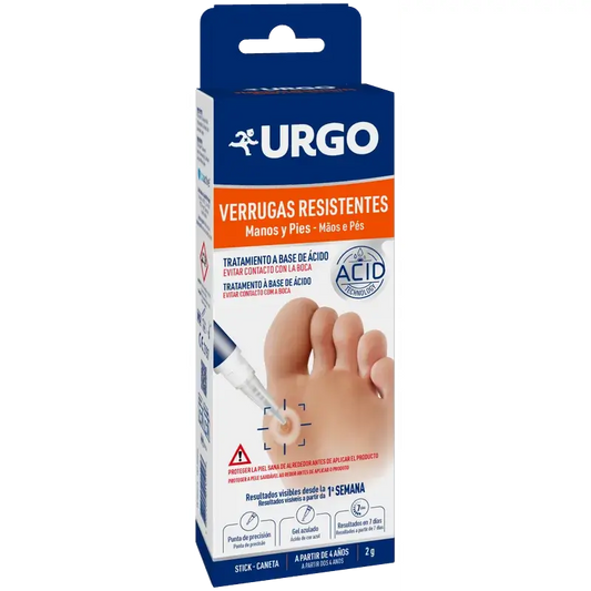 Urgo - Verrugas Resistentes - Stick 2 ml, 28 aplicaciones