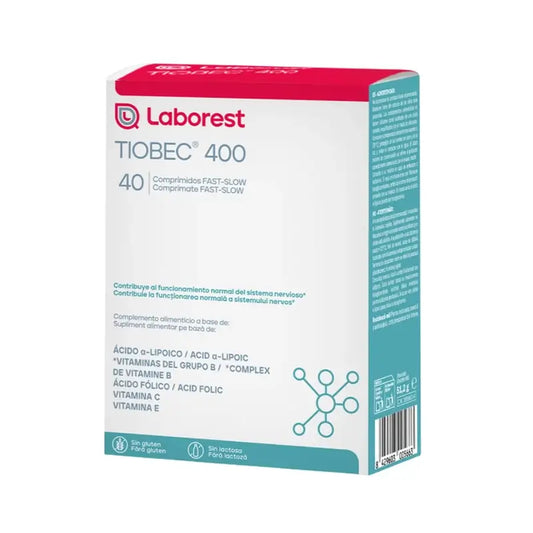 Tiobec 400 Complemento Alimenticio 40 comprimidos Fast-Slow