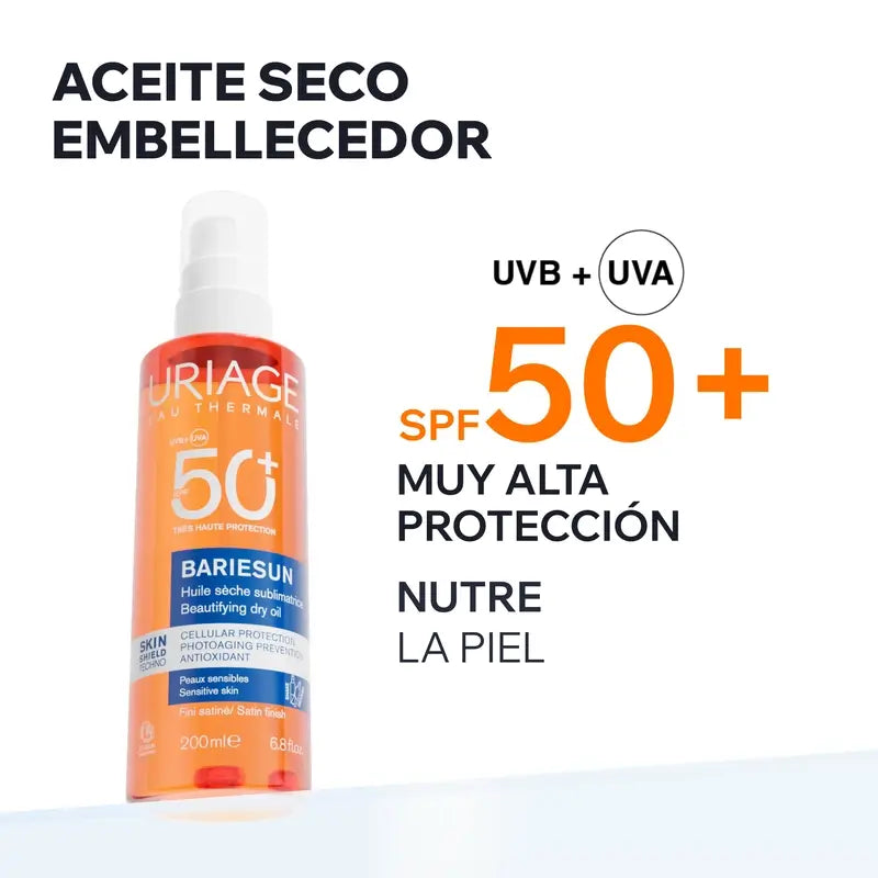 Uriage Bariésun Aceite Seco Spf50+, 200 ml