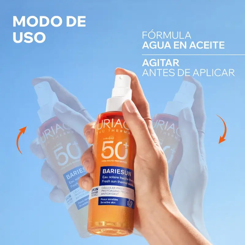 Uriage Bariésun Agua Solar Refrescante Spf50+, 200 ml