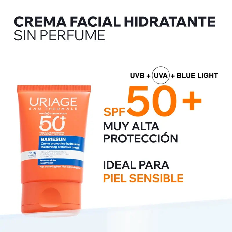 Uriage Bariésun Crema Sin Perfume Spf50+, 50 ml