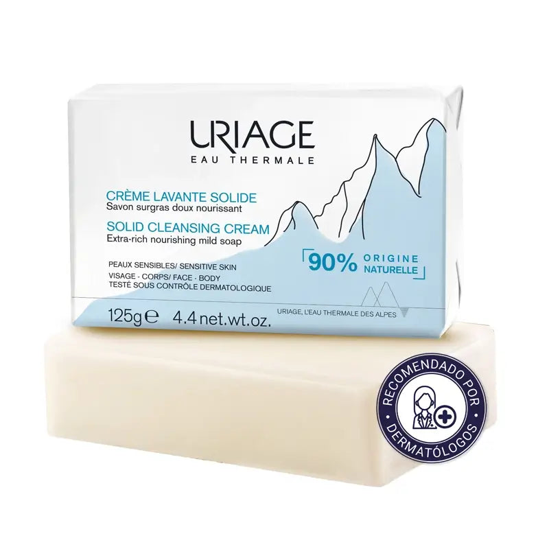 Uriage Crema Lavante Sólida  , 125 gr