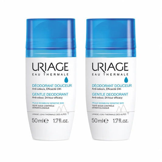 Uriage Desodorante Suave 50Ml Piel Sensible 24H , pack 2