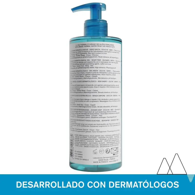 Uriage Gel Surgras Dermatológico 500 ml