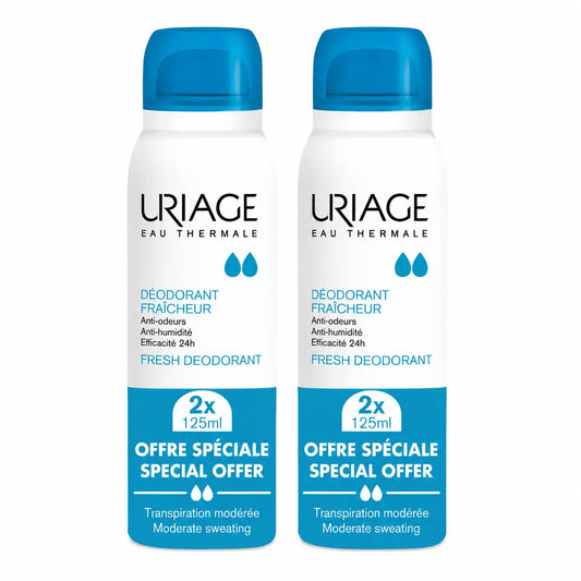 Uriage Promo Desodorante Frescor , 125 X 2 Ml , pack 2