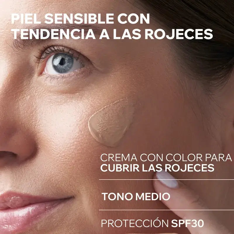 Uriage Roséliane Cc Cream Spf30 Crema Con Color Piel Sensible, Con Rojeces, Rosácea E Hiperreactiva , 40 ml