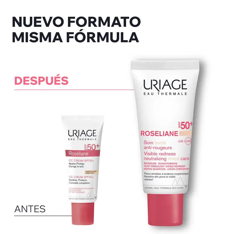 Uriage Roséliane Cc Cream Spf50+, 40Ml