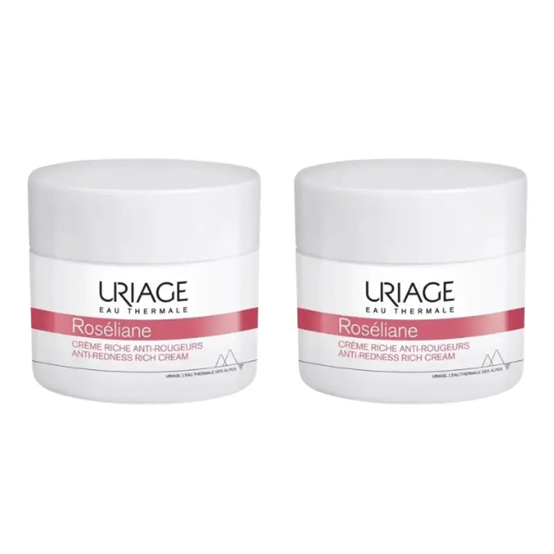 Uriage Roséliane Crema Rica Anti-Rojeces Duplo, 2X50 Ml